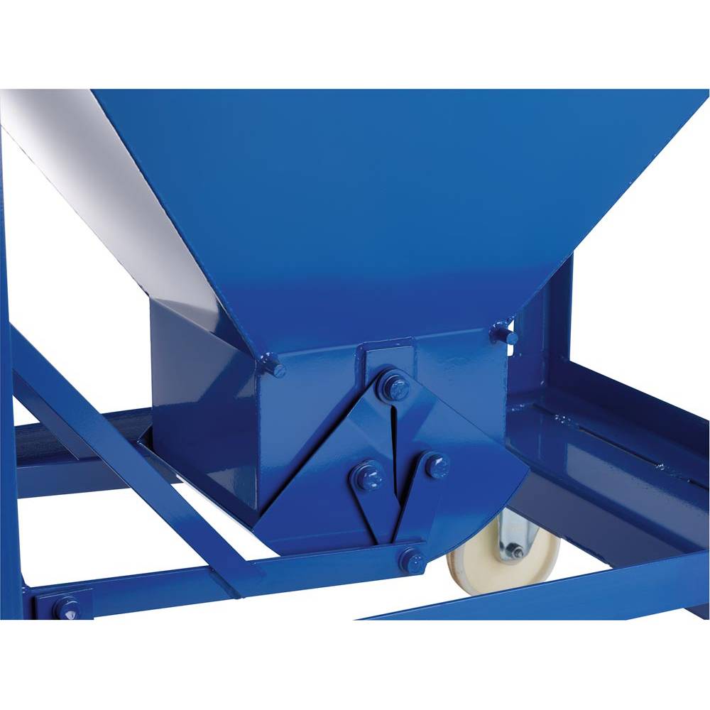 Silowagen, Volumen 0,60 cbm, LxBxH 780x1200x1280 mm, stationär, Korngröße 3 mm,