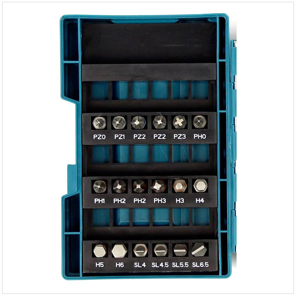 Makita Schraubenziehersatz - 37 Stücke - torx phillips pozidriv hex slot