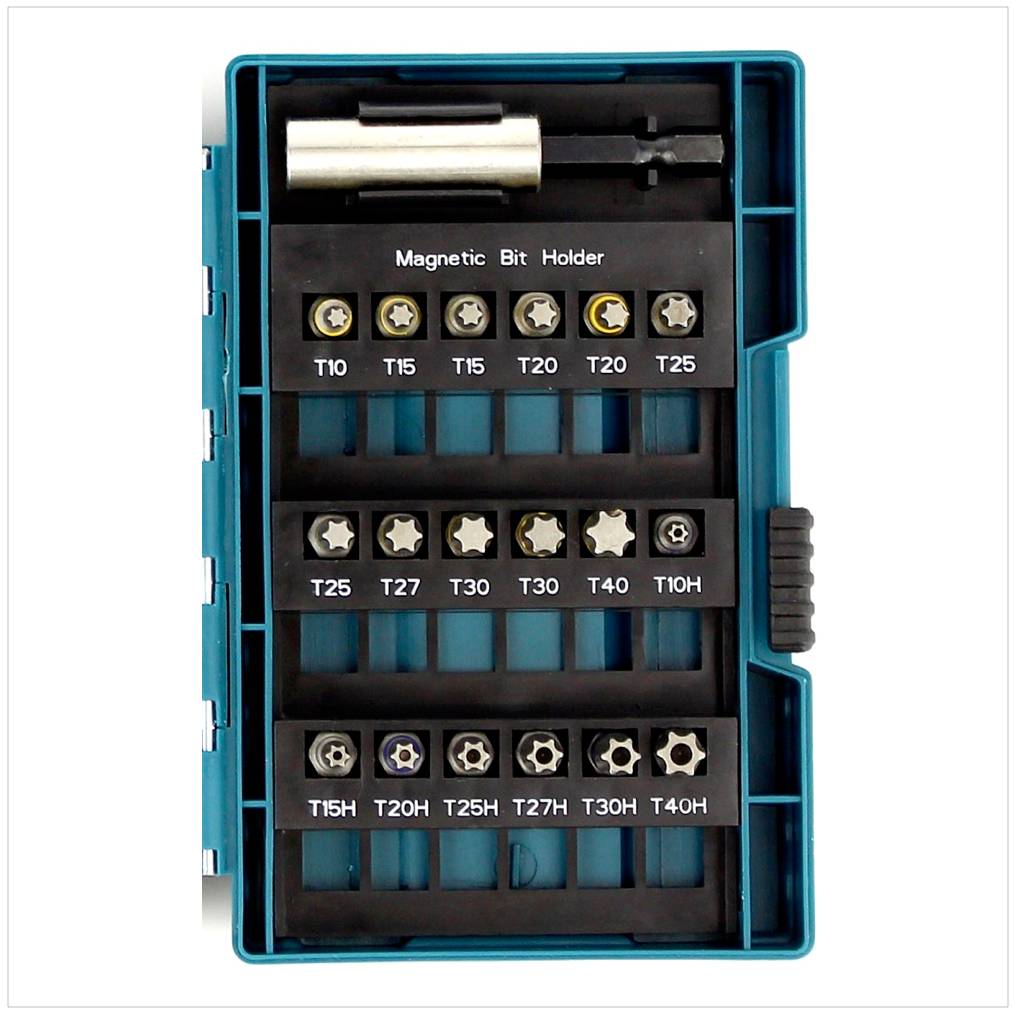 Makita Schraubenziehersatz - 37 Stücke - torx phillips pozidriv hex slot