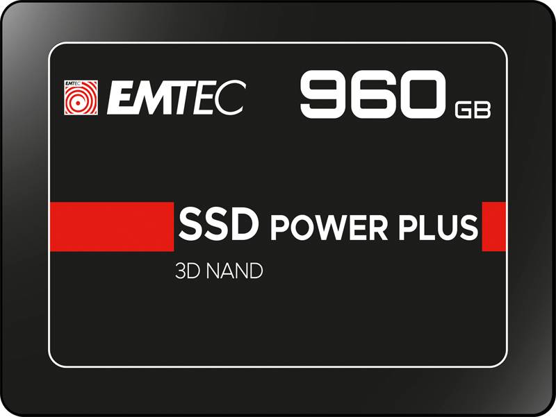 EMTEC X150 Power Plus 3D NAND - SSD - 960 GB - intern - 2.5"" (6.4 cm)