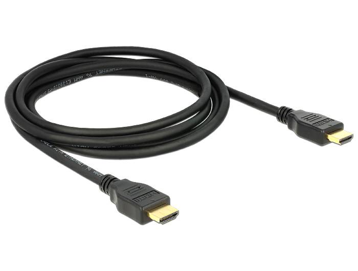 Delock - HDMI-Kabel mit Ethernet - HDMI männlich zu HDMI männlich
