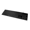 LogiLink ID0138 USB Tastatur Deutsch, QWERTZ Schwarz Beleuchtet