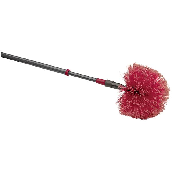 Staubbiene Staubwedel mit Teleskopstange, Kugelform, bunt bunt