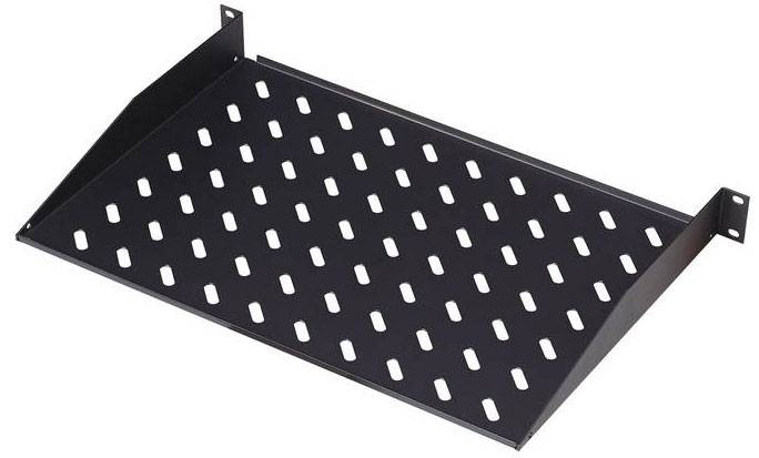 Digitus DN-19 TRAY-1-400-SW 19 Zoll Netzwerkschrank-Geräteboden 1 HE Festeinbau Geeignet für Schranktiefe: ab 600 mm Schwarz (RAL 9005)