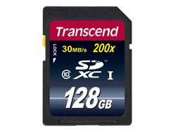 Transcend Premium SDXC-Karte Industrial 128 GB Class 10