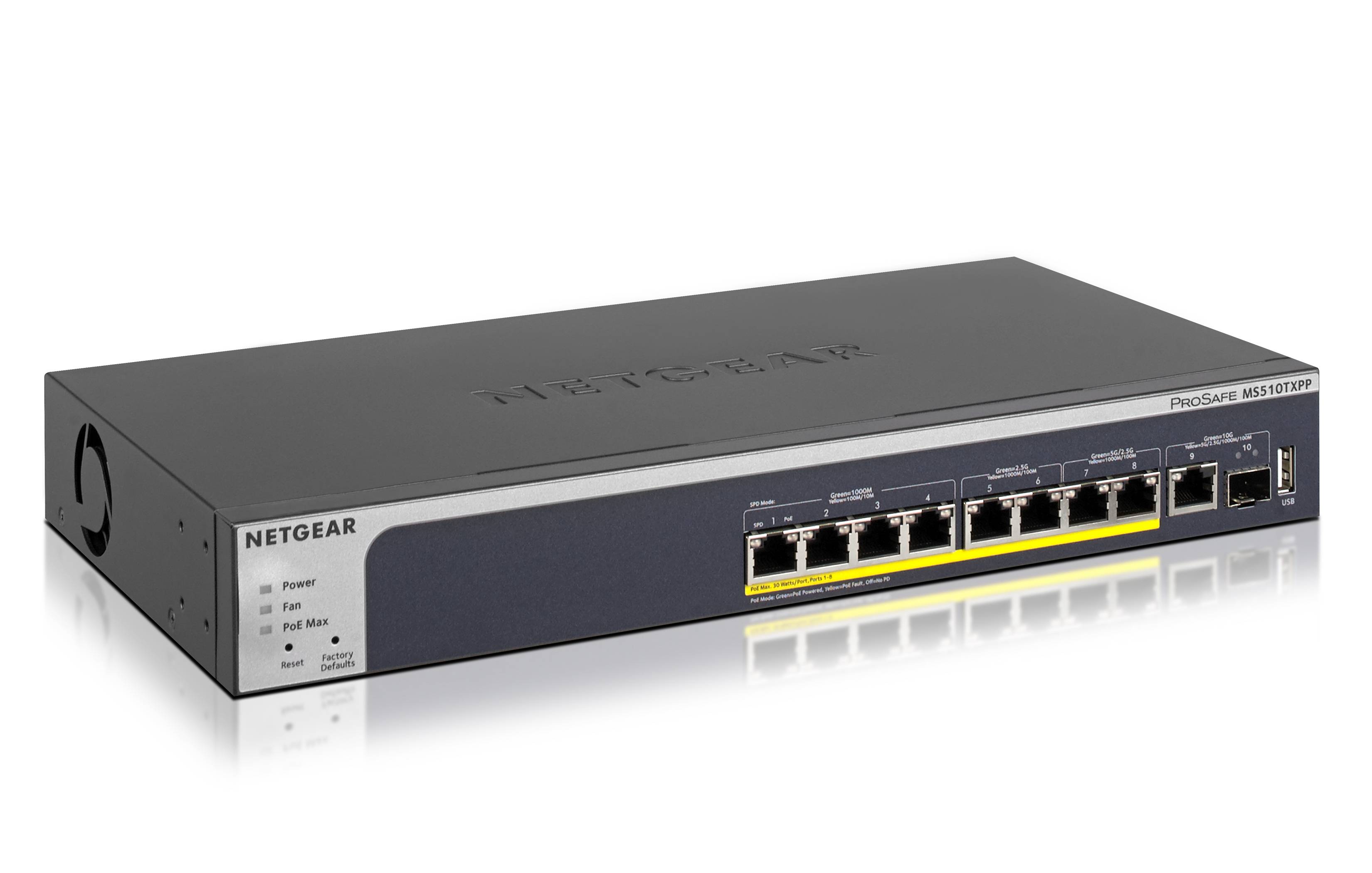 NETGEAR MS510TXPP Netzwerk Switch 10 Port
