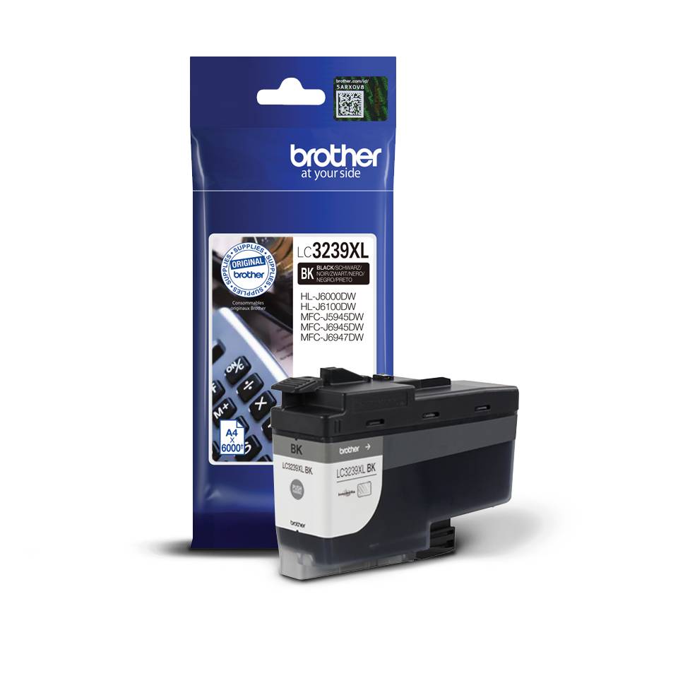 Brother Druckerpatrone LC-3239XLBK Original Schwarz LC3239XLBK