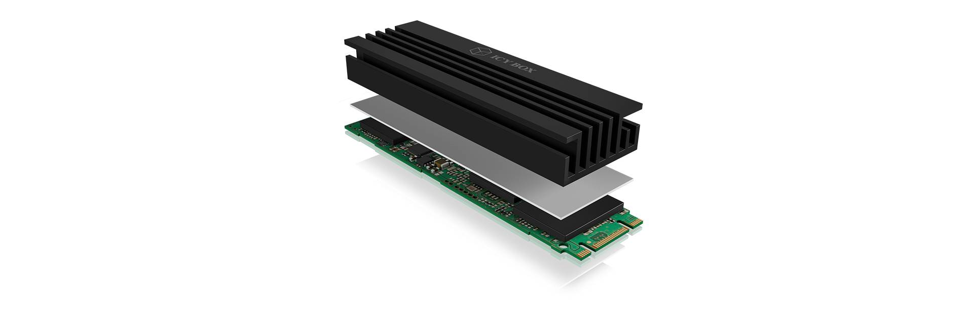 ICY BOX IB-M2HS-70 - Solid State Drive Kühlkörper