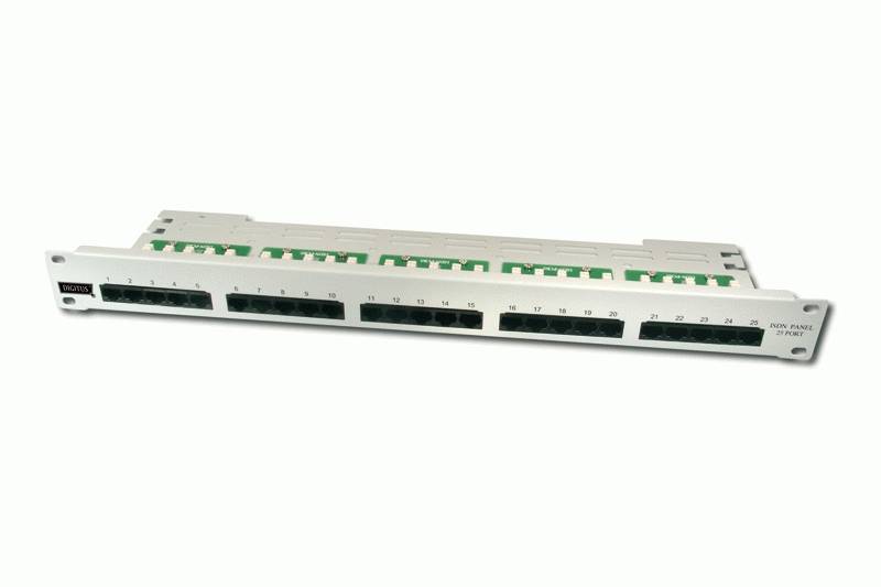 DIGITUS - CAT 3 ISDN Patch Panel, ungeschirmt