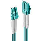 LINDY 46402 Glasfaser LWL Anschlusskabel 50.00m Blau [1x LC-Stecker - 1x LC-Stecker] 50/125 µ Multimode OM3