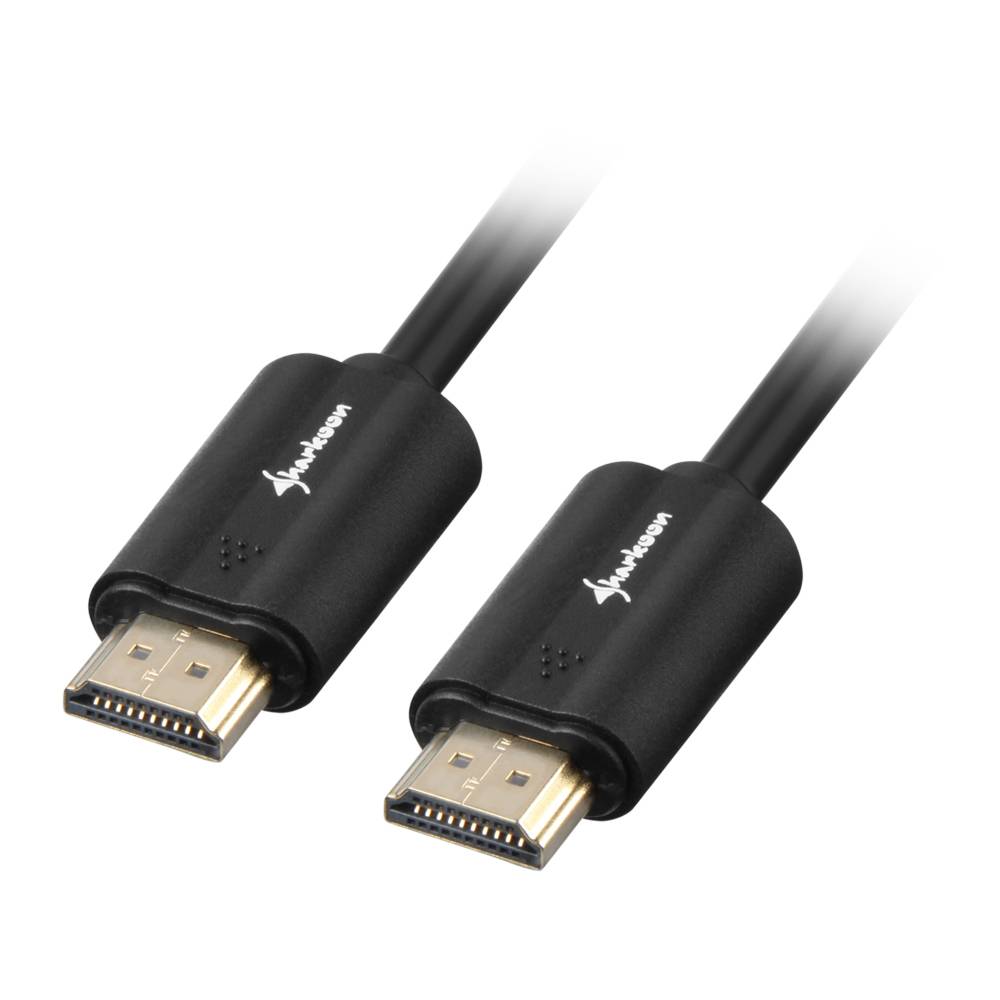 Sharkoon Kabel HMDI -> HDMI 4K 5m schwarz Multimedia-Technik HDMI-Kabel