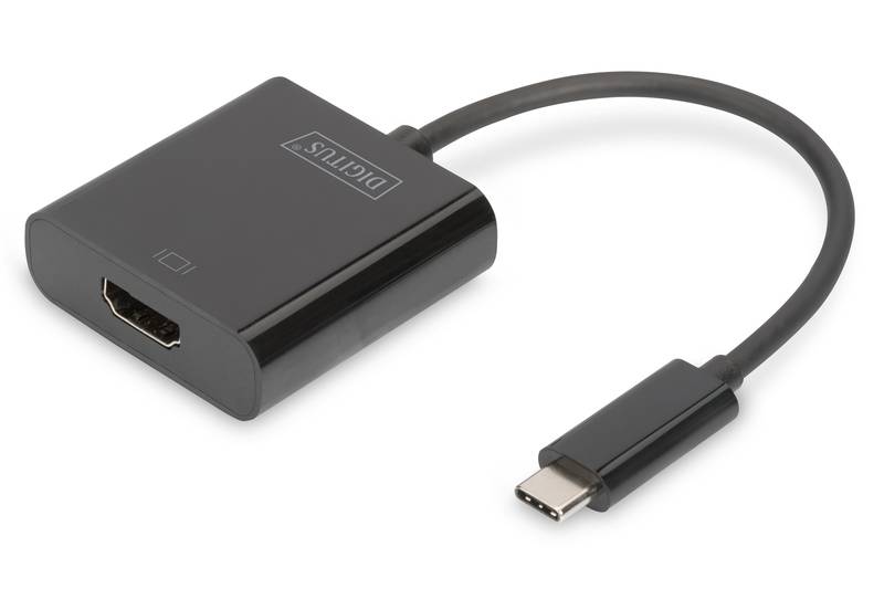 Digitus TV, Monitor Adapter [1x USB-C® Stecker - 1x HDMI-Buchse] DA-70852 15.00cm