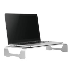 LogiLink Tabletop monitor riser, aluminum Monitor-Erhöhung Höhen-Bereich: 6.3 cm (max) Silber