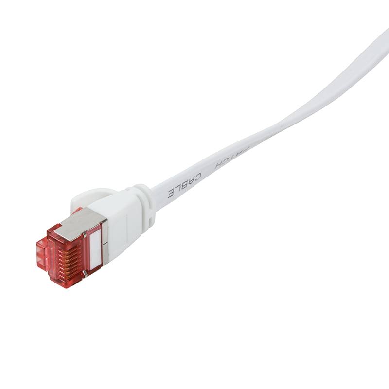 LogiLink CF2061S RJ45 Netzwerkkabel, Patchkabel CAT 6 U/FTP 3.00 m Weiß vergoldete Steckkontakte 1 St.
