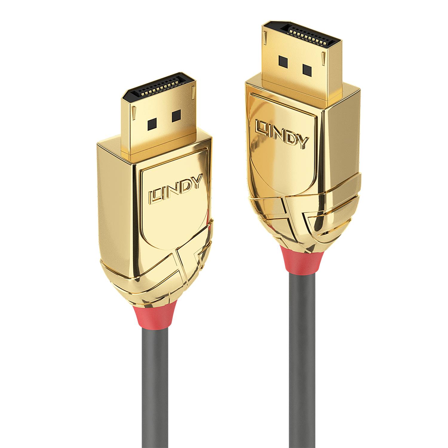 LINDY DisplayPort Anschlusskabel DisplayPort Stecker, DisplayPort Stecker 3.00 m Grau 36293 DisplayPort-Kabel