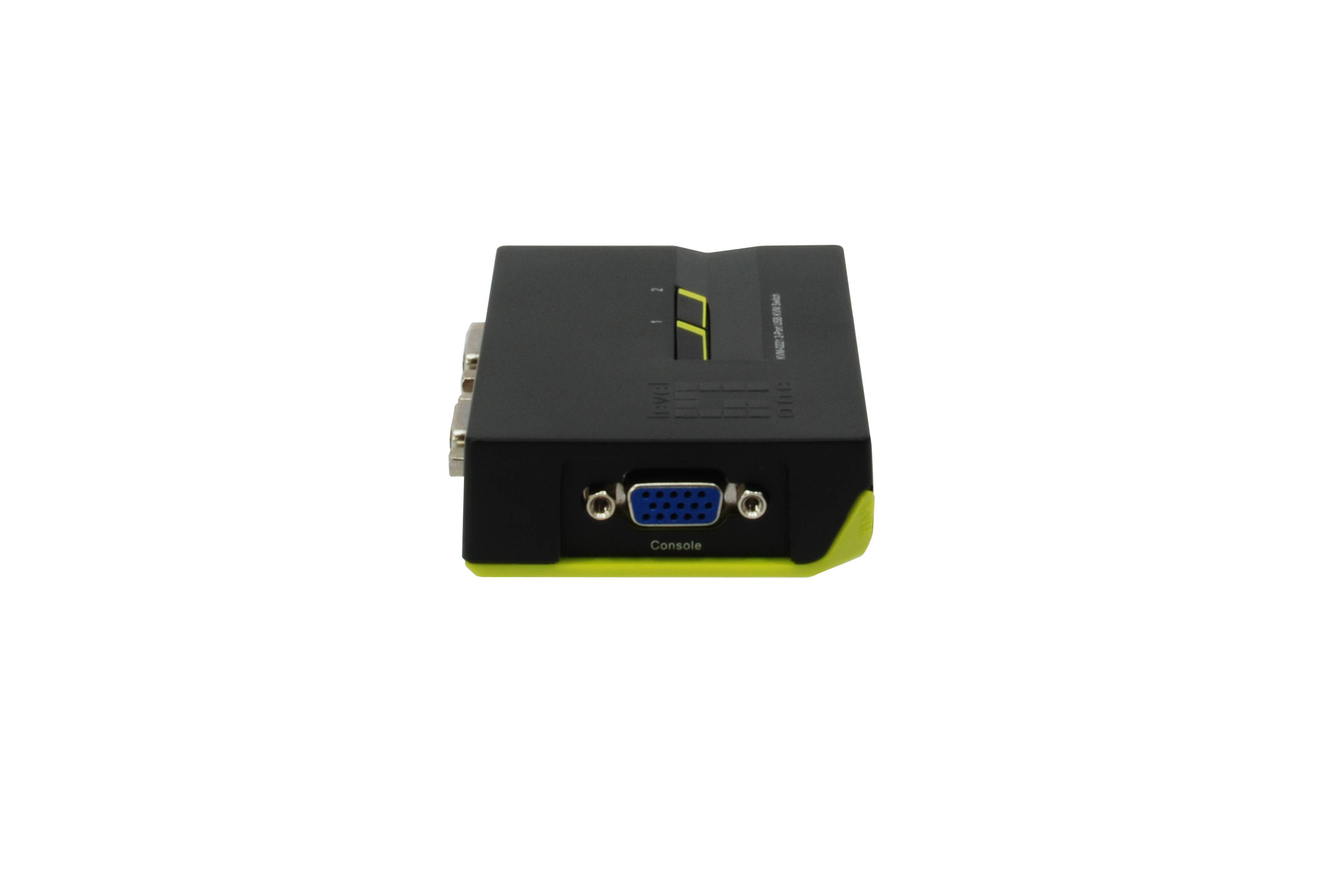 LevelOne 2-Port USB KVM Switch mit Audio Signalsteuerung KVM KVM Switches