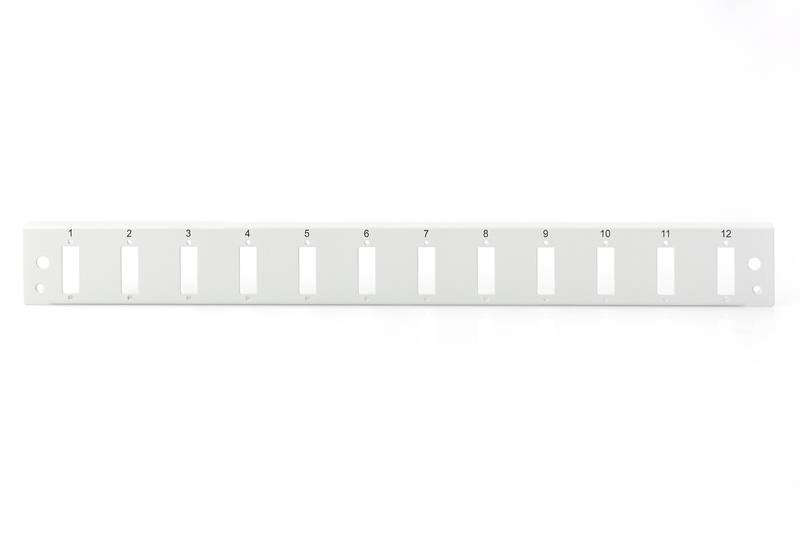 Digitus DN-96201-QL Patchbox-Frontblende 12 Port Unbestückt 1 HE