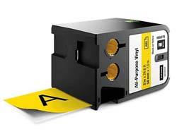 Dymo XTL Vinyl-Band schwarz auf gelb; 54 mm, 7 m lang; selbstklebend 1 St.