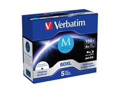 Verbatim 43834 M-DISC Blu-ray Rohling 100GB 1 St. Jewelcase Bedruckbar