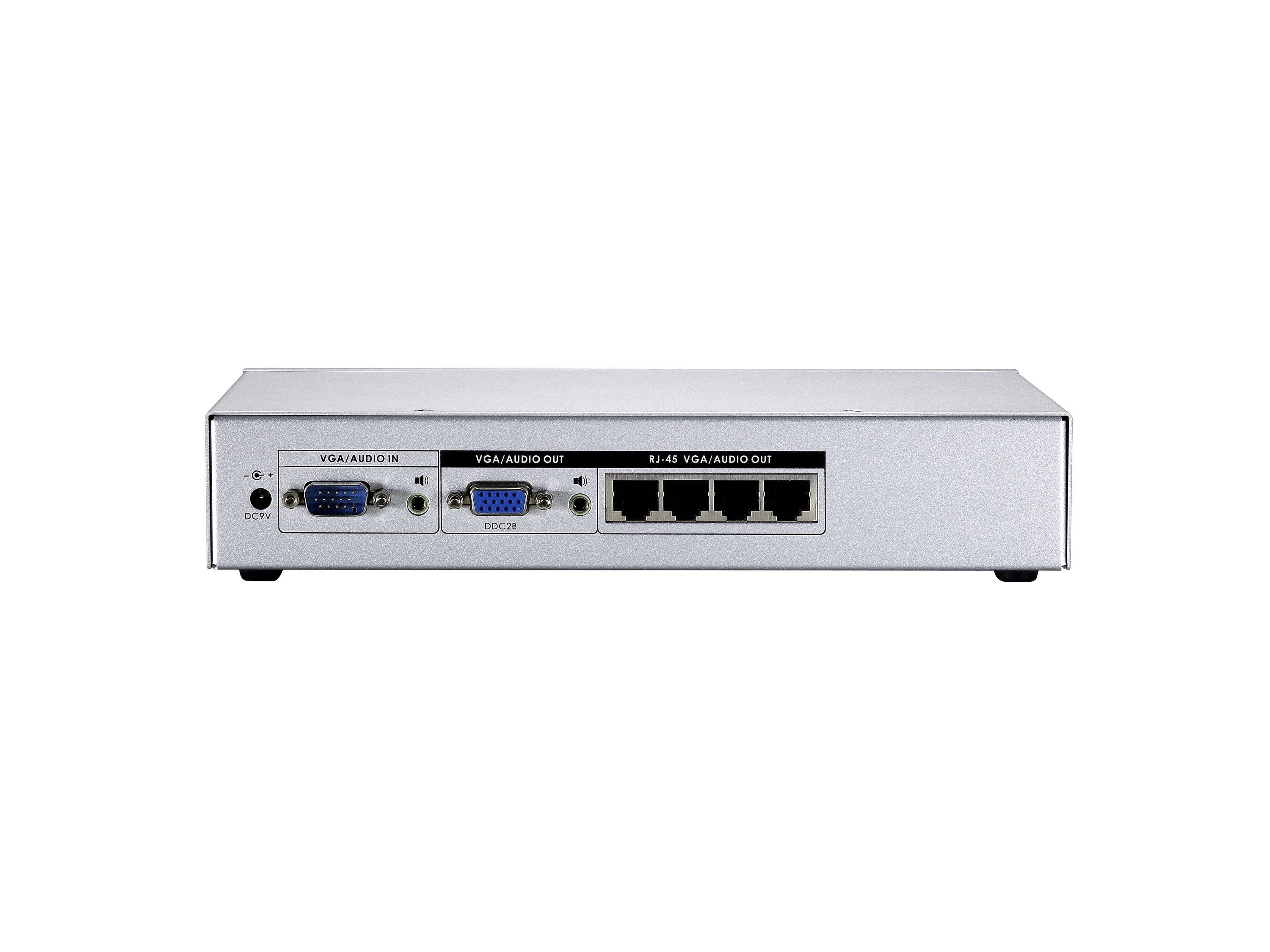 LevelOne AVE-9304 4-port LR Cat.5 A/V Transmitter