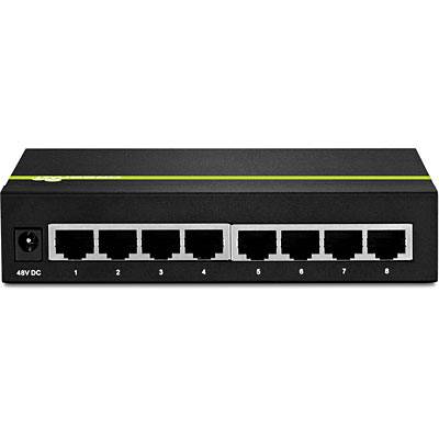 TRENDnet Switch 8-Port Gbit PoE+ 123W GREENnet Metall Multimedia-Technik Switche