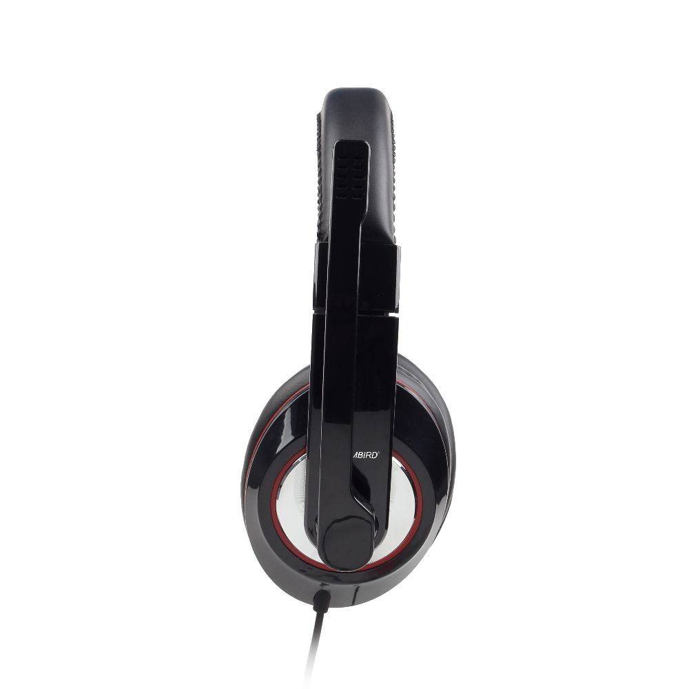 Gembird MHS-U-001 Computer Over Ear Headset kabelgebunden Schwarz Lautstärkeregelung, Mikrofon-Stummschaltung