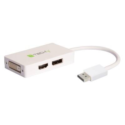 Techly Adapter - DisplayPort auf DVI/HDMI/DisplayPort