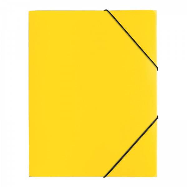 Pagna PP 12, Präsentationsmappe, A4, Polypropylen (PP), Gelb, Landschaft, Druckknopf