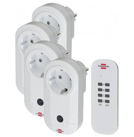 Brennenstuhl Comfort-Line 1507050 Funk Steckdosen-Set Innenbereich 1000W