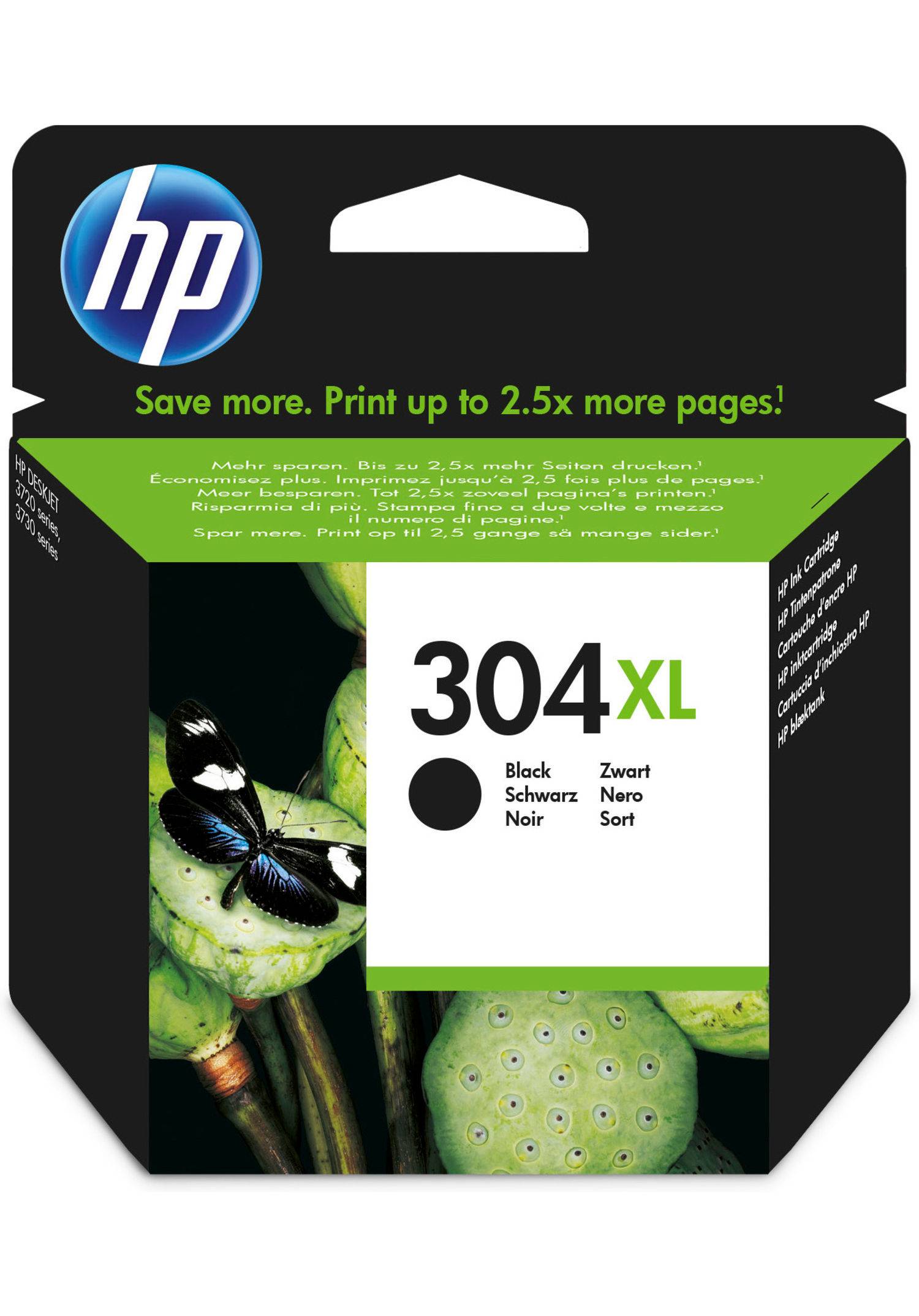 HP 304XL Druckerpatrone Original Schwarz N9K08AE Tinte