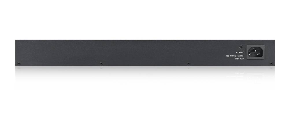 ZyXEL Switch 19" 24x GE GS1900-24HP 24x PoE+ Ports,