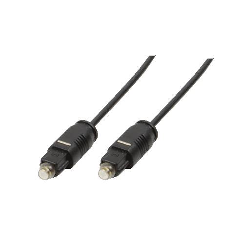 LogiLink Toslink Digital-Audio Anschlusskabel 2.00 m Schwarz (matt)