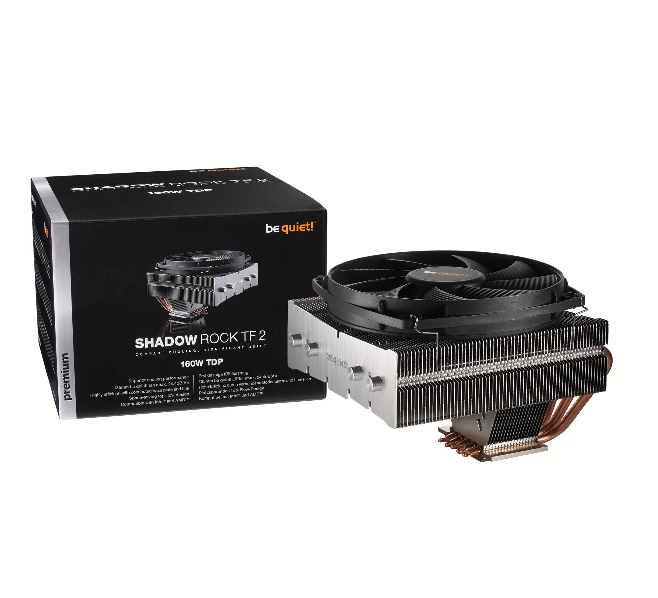 BeQuiet Shadow Rock TF2 CPU-Kühler mit Lüfter