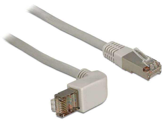 Delock 83516 RJ45 Netzwerkkabel, Patchkabel CAT 5e S/FTP 2.00 m Grau 1 St.