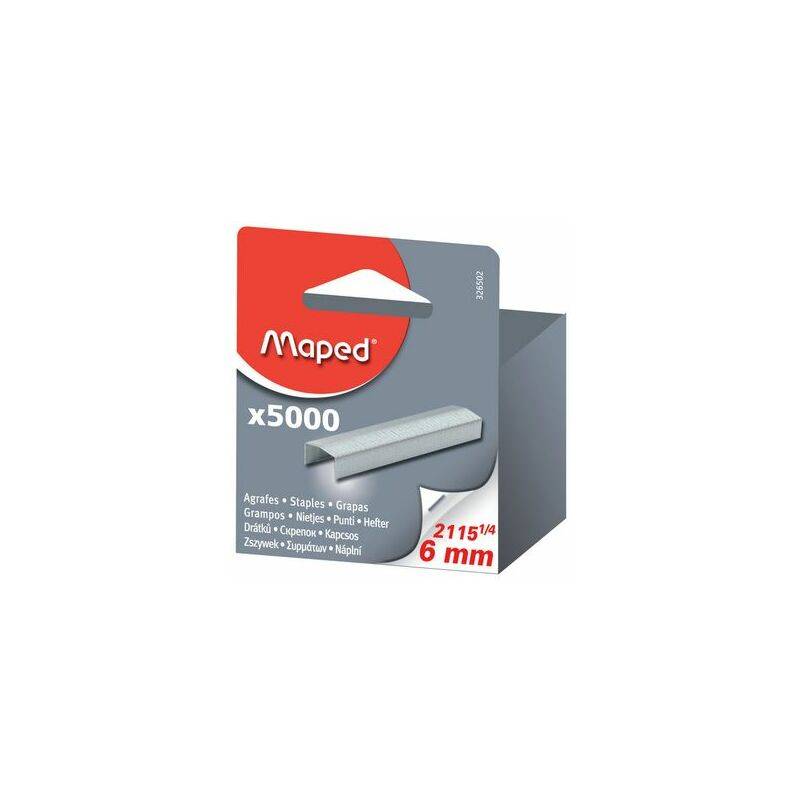 Maped Heftklammern 24/6, verzinkt, Großpackung