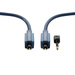 Clicktronic Toslink Digital-Audio Anschlusskabel [1x Toslink-Stecker (ODT) - 1x Toslink-Stecker (ODT)] 0.50m Blau