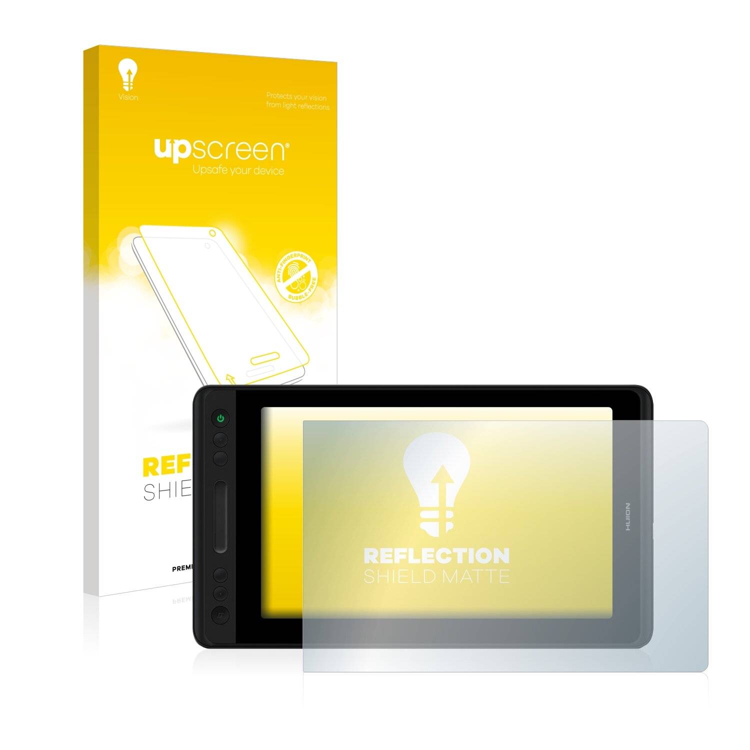 upscreen Reflection Shield Matte Premium Displayschutzfolie für Huion Kamvas Pro
