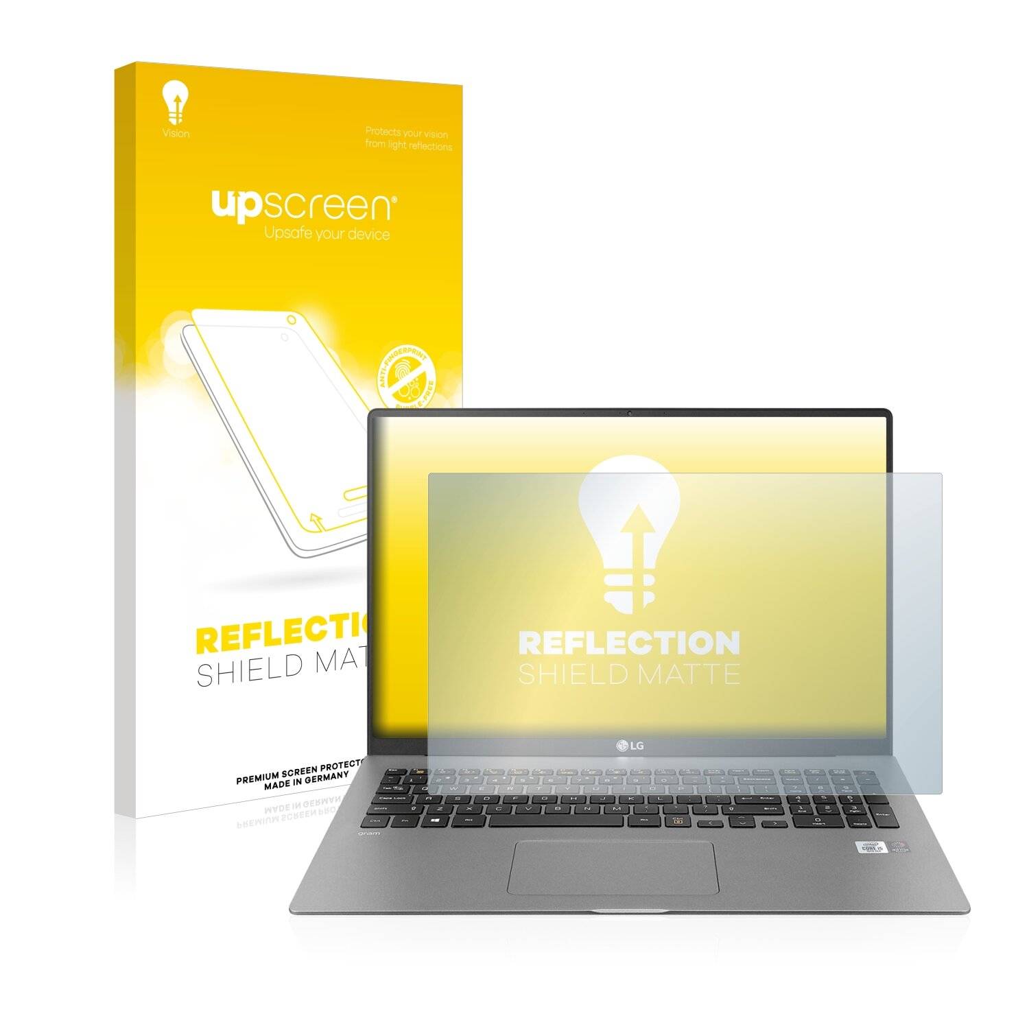 upscreen Reflection Shield Matt Schutzfolie für LG gram 17'' 2020