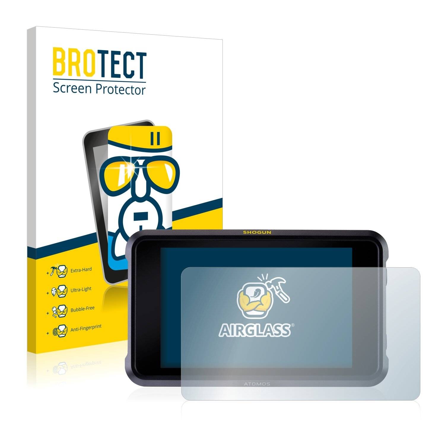 BROTECT AirGlass Schutzglas Folie für Atomos Shogun