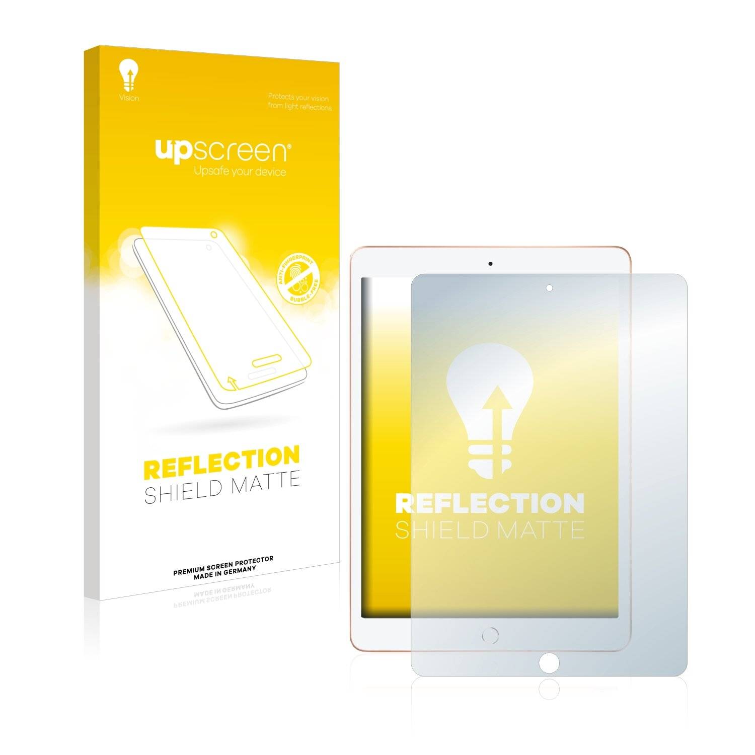 upscreen Reflection Shield Matt Schutzfolie für Apple iPad 10.2 WiFi 2019 (7. Gen.)