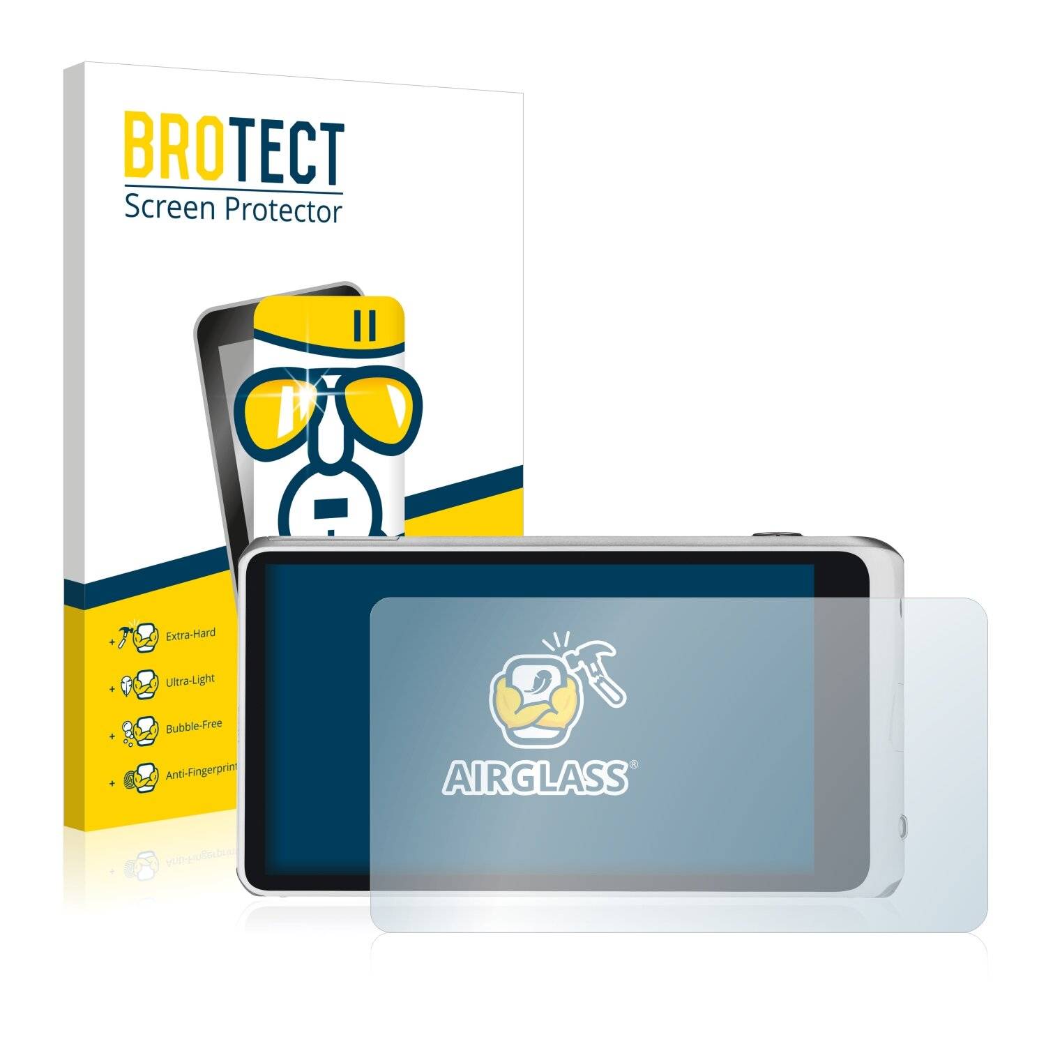 BROTECT AirGlass Flexible Schutz Glas Folie für Samsung Galaxy Camera 2 EK-GC200 Klar Transparent