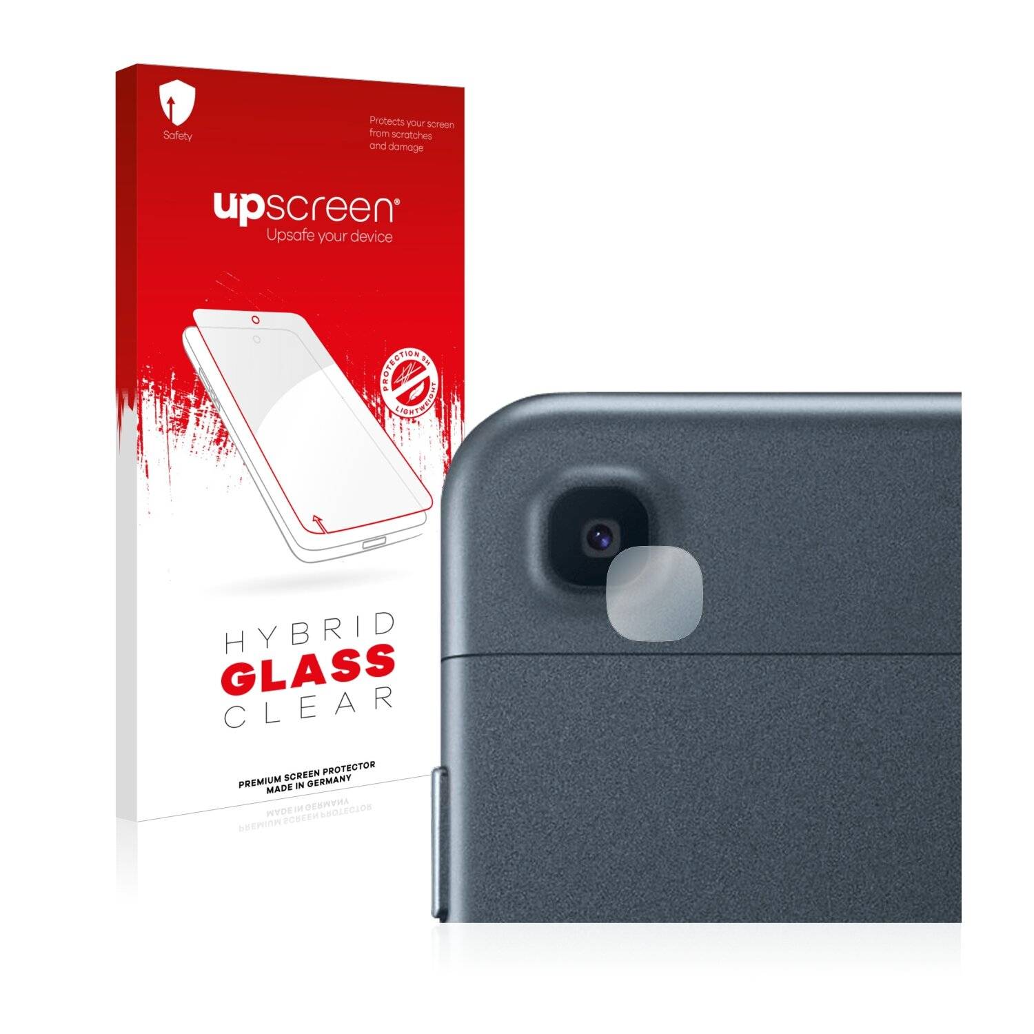 upscreen Hybrid Glas Schutz-Folie für Samsung Galaxy Tab A 10.1 WiFi 2019 (NUR Kameraschutz)