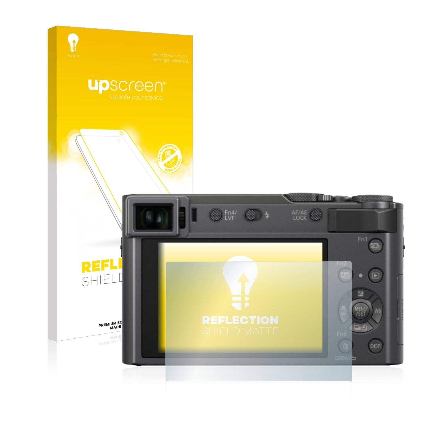 upscreen Reflection Shield Matte Premium Displayschutzfolie für Panasonic Lumix