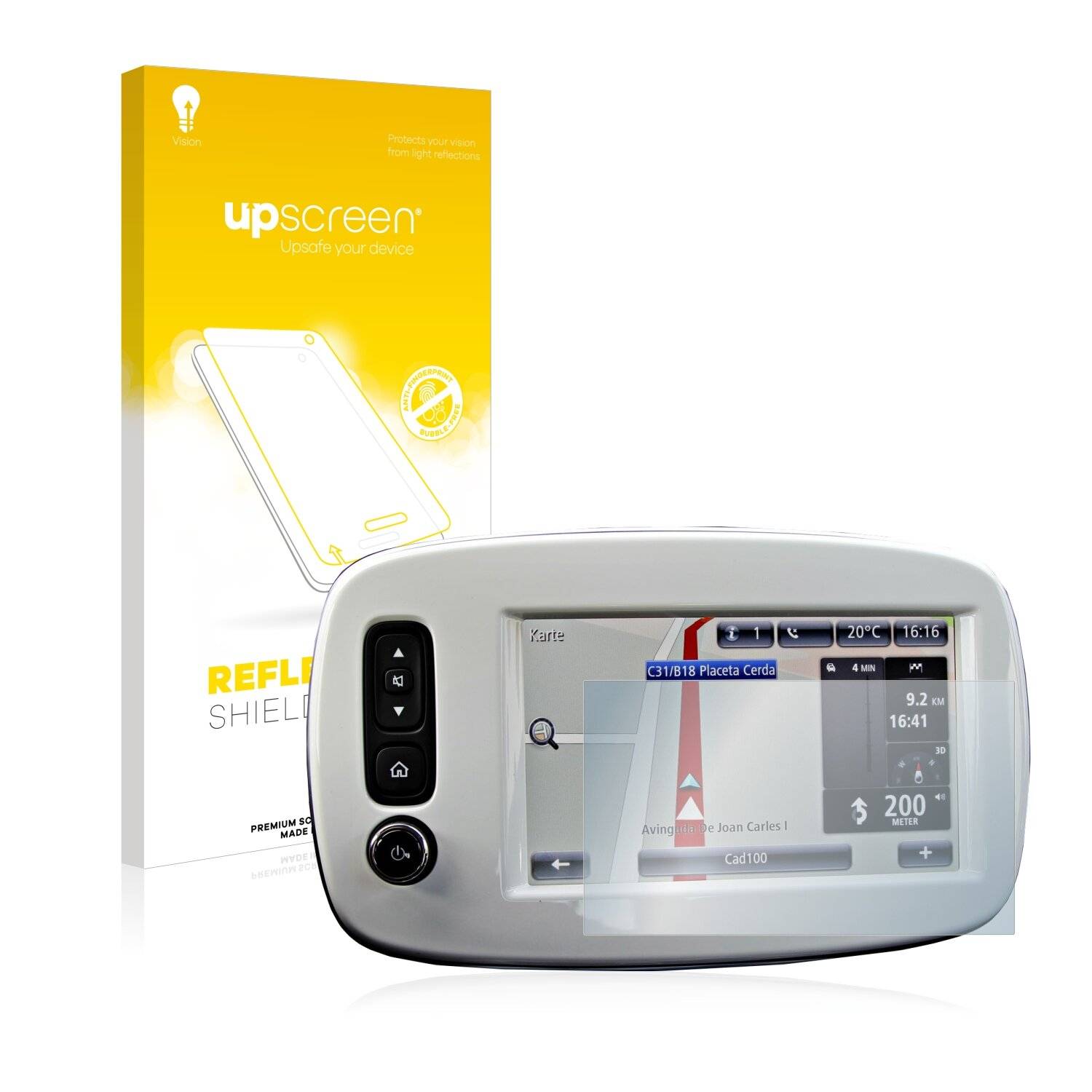 upscreen Reflection Shield Matte Premium Displayschutzfolie für TomTom Smart 453
