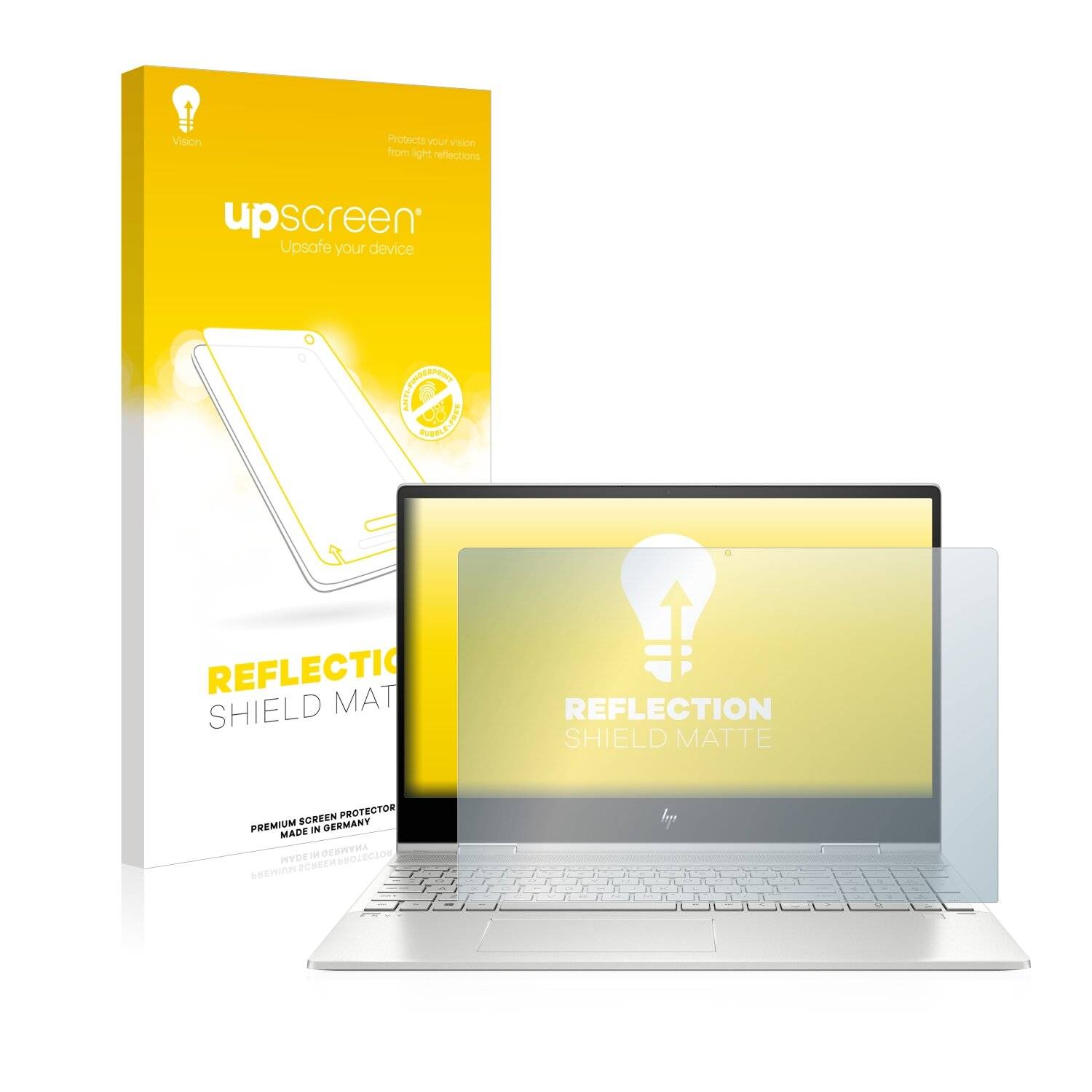 upscreen Reflection Shield Matte Premium Displayschutzfolie für HP Envy x360 (15-X) (359 mm