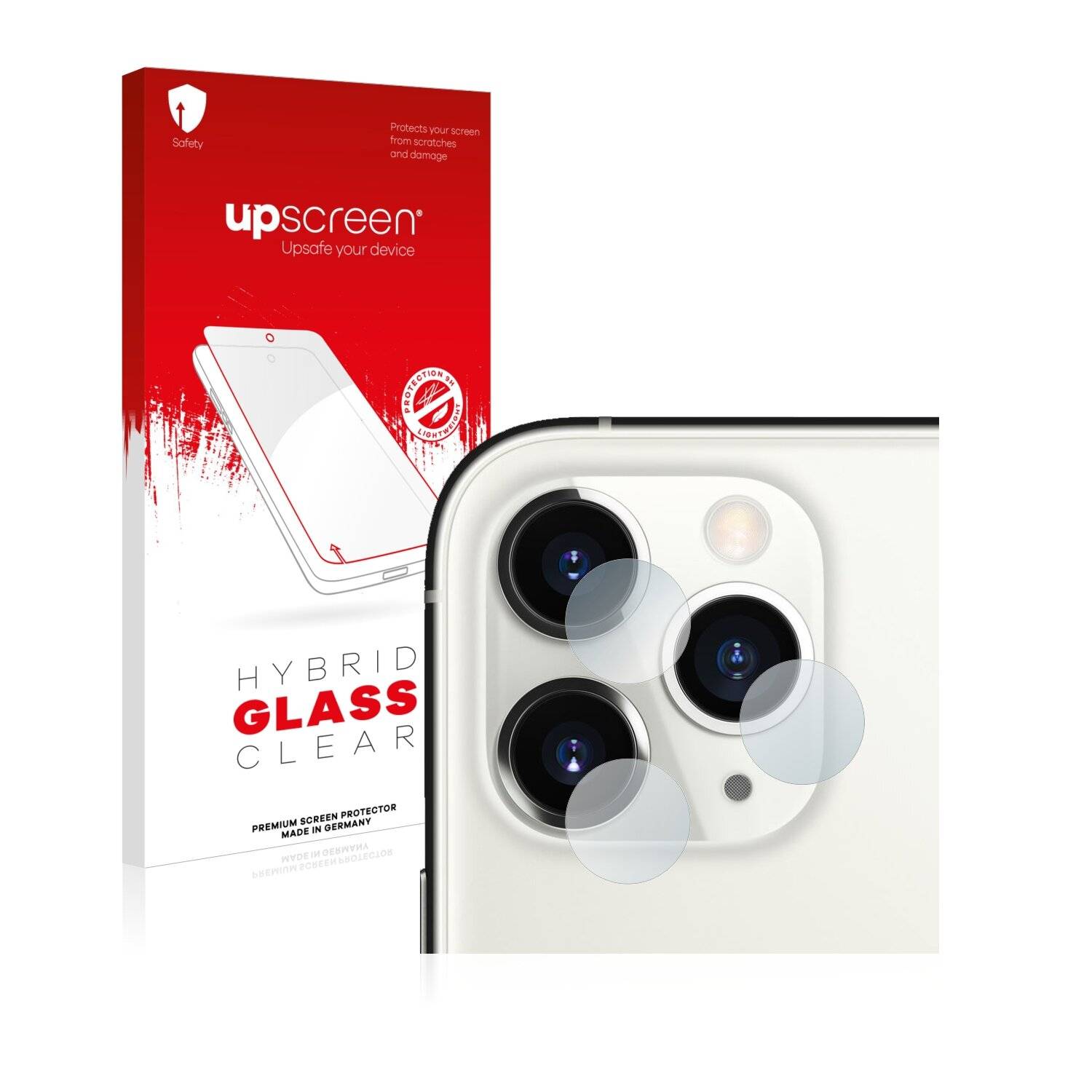 upscreen Flexible Schutz Glas Folie für Apple iPhone 11 Pro (NUR Kameraschutz) Schutzglas 9H Hybridglas Klar