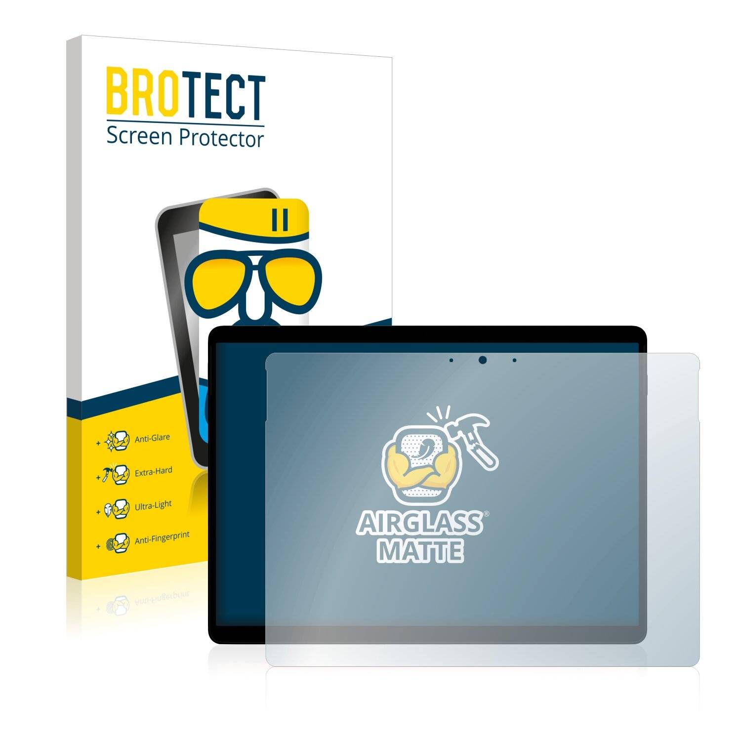 BROTECT AirGlass Matt Glas Schutz Folie für Microsoft Surface Pro X