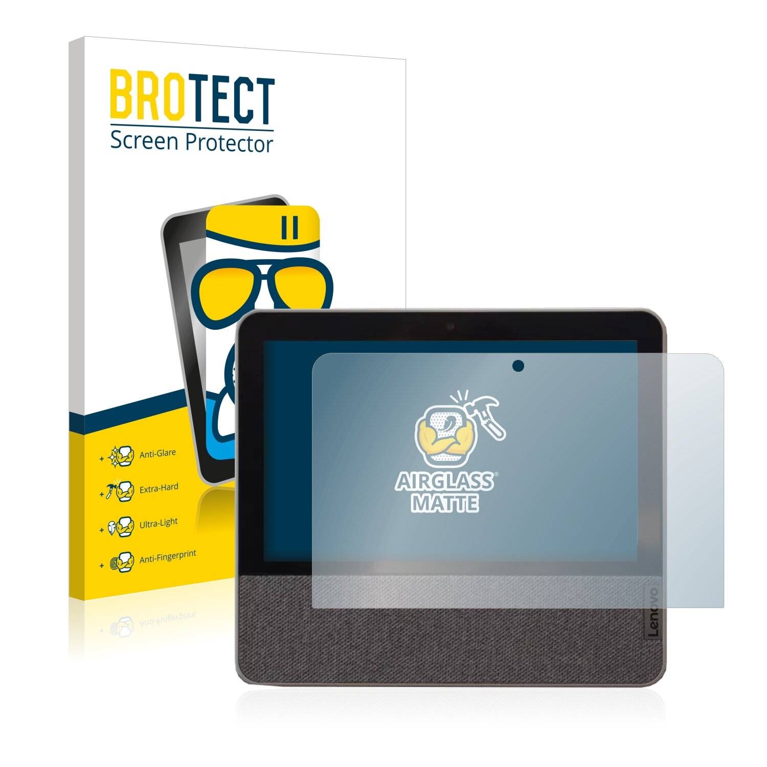 BROTECT AirGlass Matte Schutzglas Folie für Lenovo Smart Display