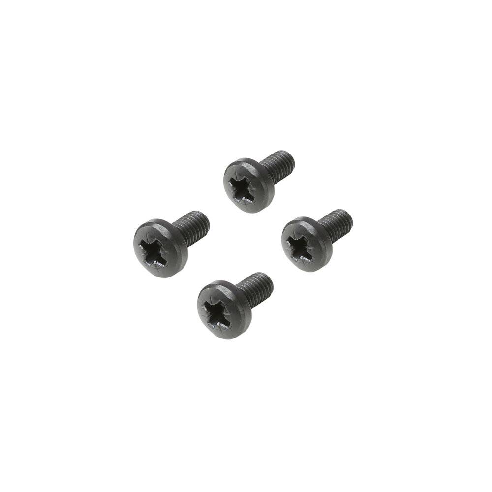 Kreuzschlitzschraube M6 x 12 schwarz