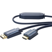 clicktronic DisplayPort / HDMI Anschlusskabel  10.00 m Blau 70724 vergoldete Steckkontakte clicktronic DisplayPort / HDMI Anschlusskabel  10.00 m Blau 70724 vergoldete Steckkontakte